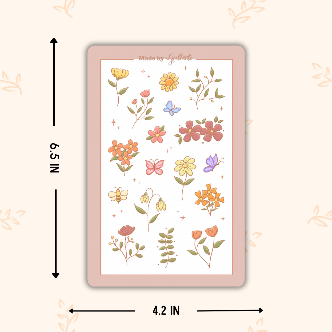 Pastel Petals | Sticker Sheet