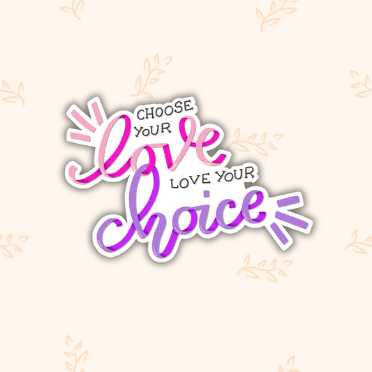 Bloom With Grace | Calligraphy Sticker