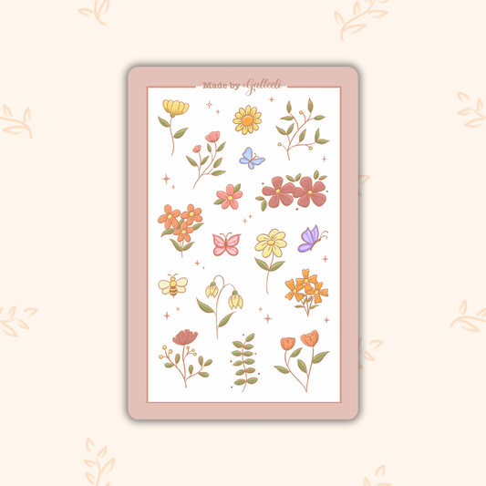 Pastel Petals | Sticker Sheet